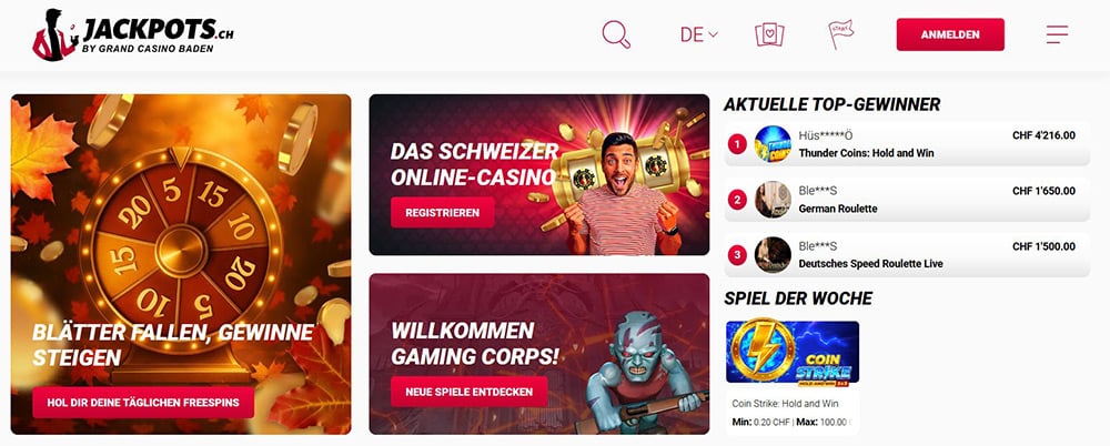 beste-online-casino-schweiz-Jackpots